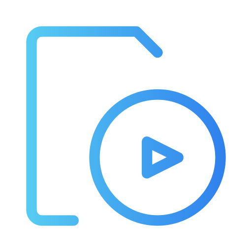 ビデオ Generic Gradient icon