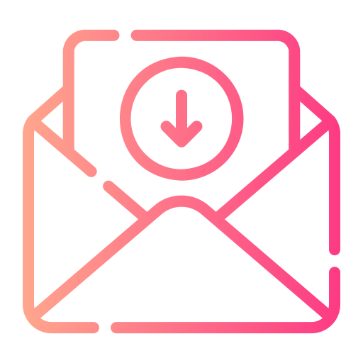 Inbox Generic Gradient icon
