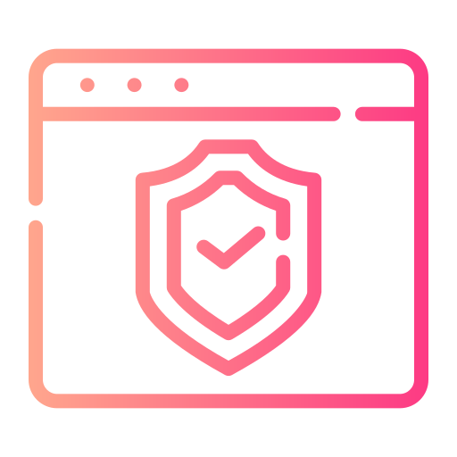 Web Protection Generic Gradient icon