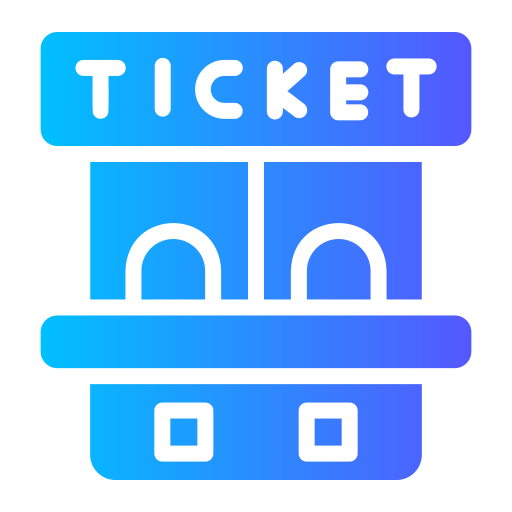 Ticket Window Generic Flat Gradient icon