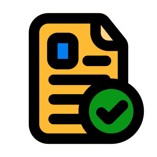 Accepted Generic Outline Color icon