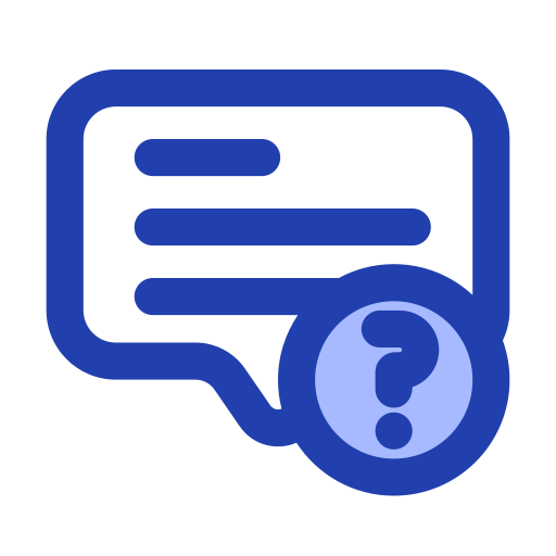 FAQ Generic Blue icon