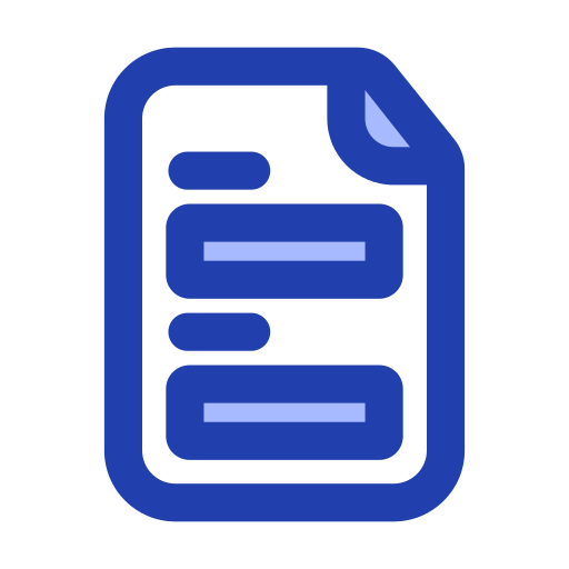 Form Generic Blue icon