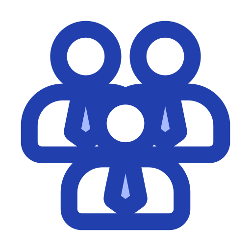 werkzoekende Generic Blue icoon