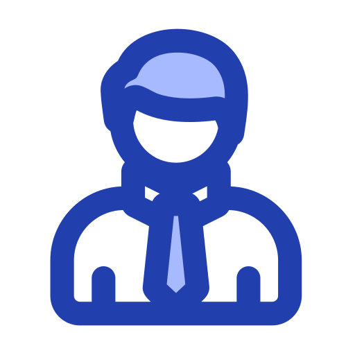 Job seeker Generic Blue icon