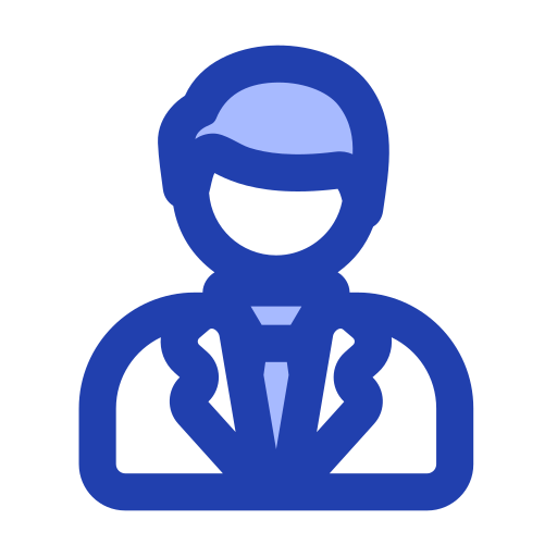 Recruiter Generic Blue icon