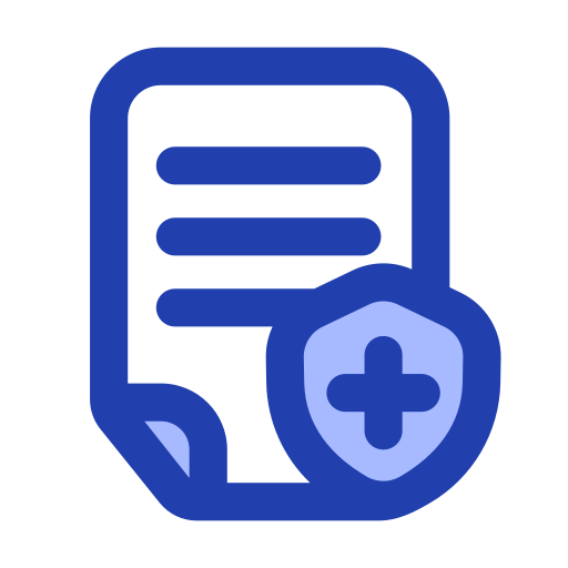 Medical Report Generic Blue icon