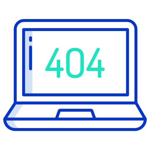 ошибка 404 Generic color outline иконка