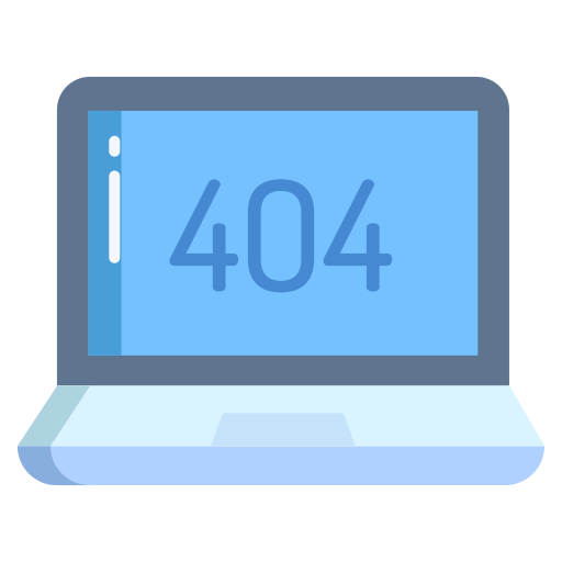 ошибка 404 Generic color fill иконка