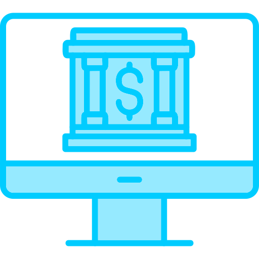 banca en línea Generic Blue icono