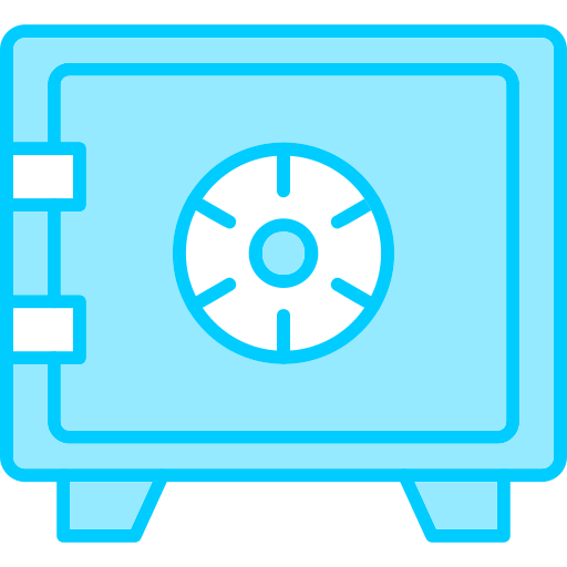 caja de seguridad Generic Blue icono