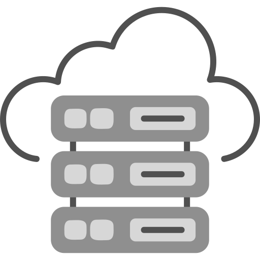 Облачный сервер Generic Grey иконка