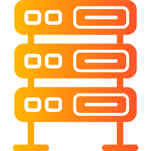 server Generic Flat Gradient icona