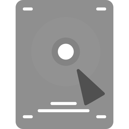 disco duro Generic Grey icono