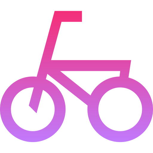 bicicletta Generic Flat Gradient icona