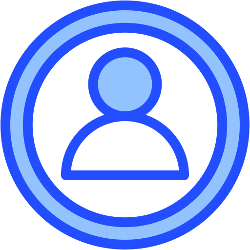 アカウント Generic Blue icon