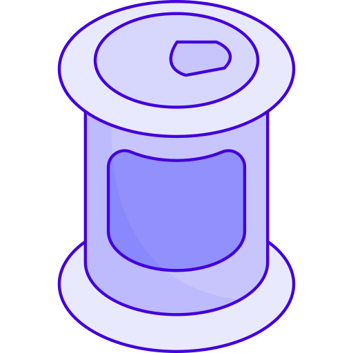 Beer Can Generic Thin Outline Color icon
