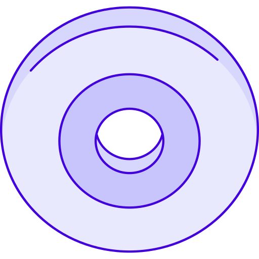 비닐 Generic Thin Outline Color icon