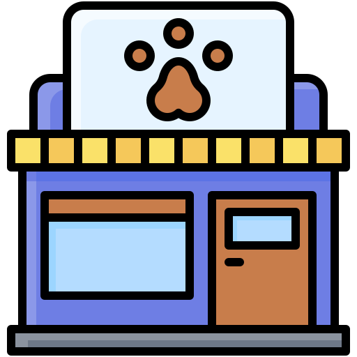 Pet Shop Generic Outline Color icon