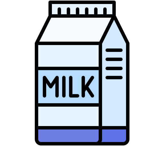 Milk Generic Outline Color icon