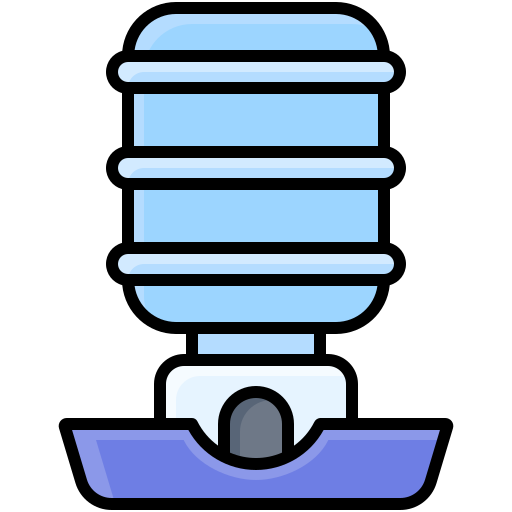 dispensador de agua Generic Outline Color icono