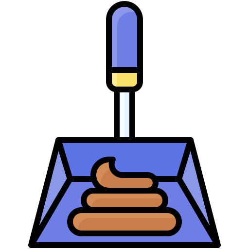 Poop Generic Outline Color icon