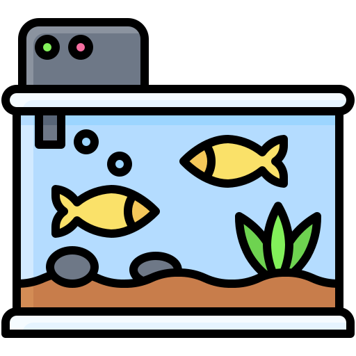 aquarium Generic Outline Color icoon