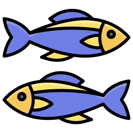 peixe Generic Outline Color Ícone