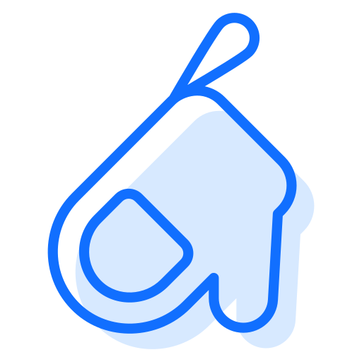 Oven glove Generic Blue icon