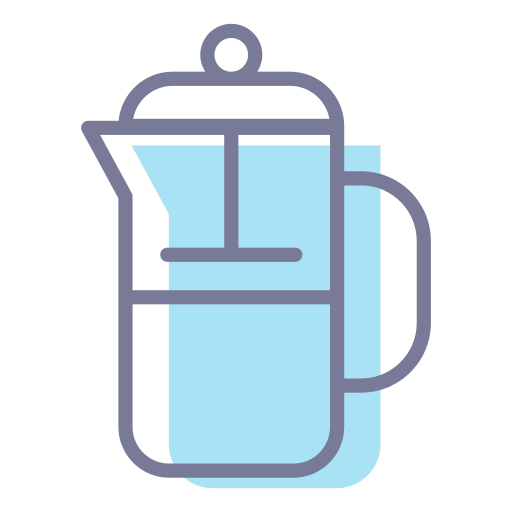 French press Generic Color Omission icon