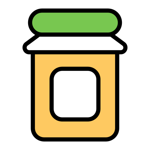 Jam jar Generic Outline Color icon