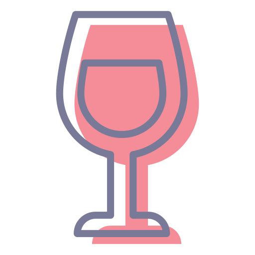 Wine glass Generic Color Omission icon