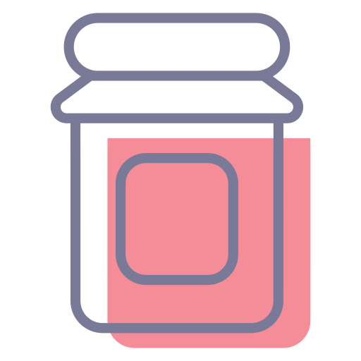Jam jar Generic Color Omission icon