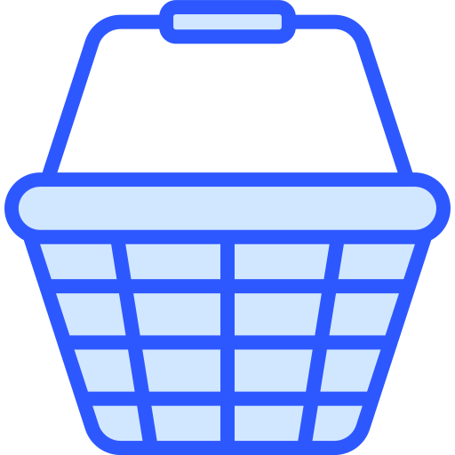 cesta de la compra Generic Blue icono