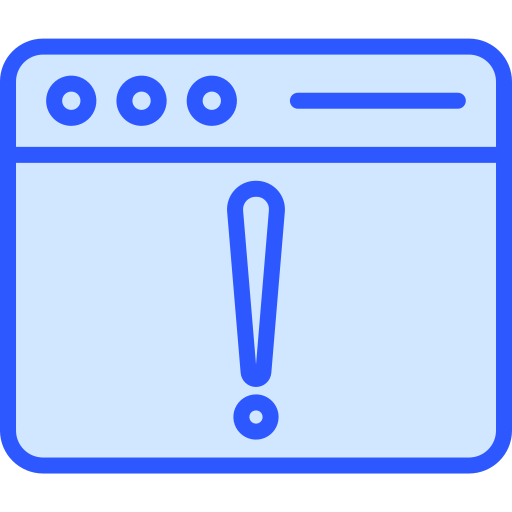 경고 Generic Blue icon