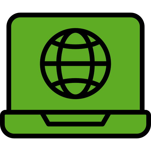 internet Generic Outline Color icon