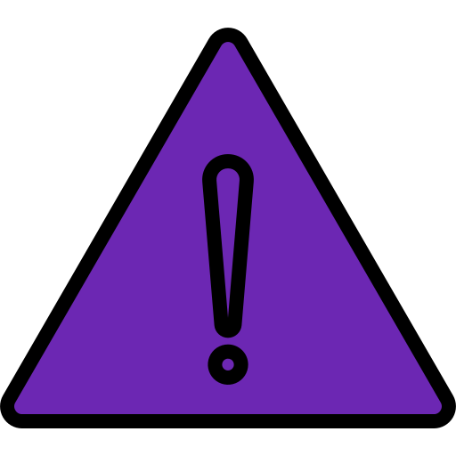 ostrzeżenie Generic Outline Color ikona