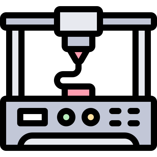 drukowanie 3d Generic Outline Color ikona