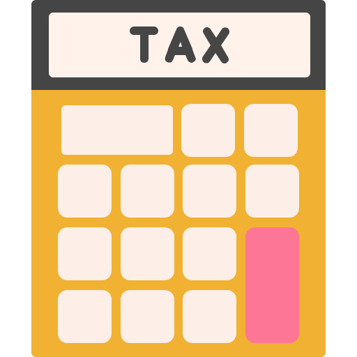 belasting berekenen Generic Flat icoon