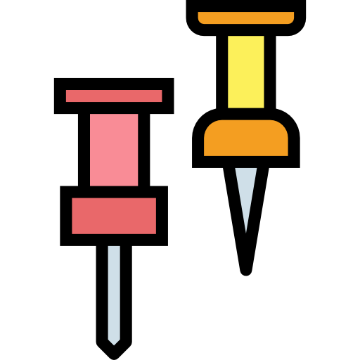 ピン Smalllikeart Lineal Color icon