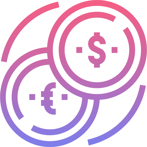 Currency Nhor Phai Lineal Gradient icon