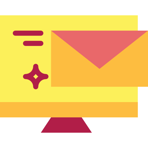 Email Smalllikeart Flat icon