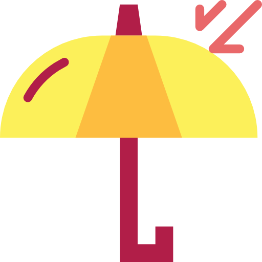 paraguas Smalllikeart Flat icono
