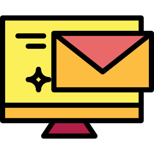 Email Smalllikeart Lineal Color icon
