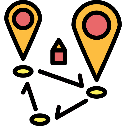 gps Smalllikeart Lineal Color icon