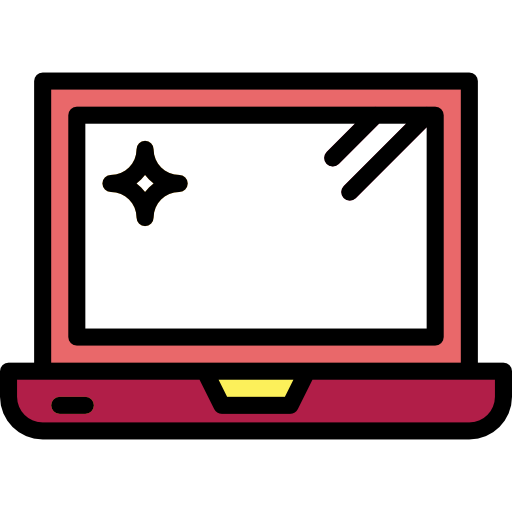ordenador portátil Smalllikeart Lineal Color icono