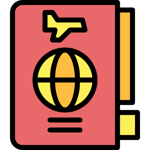 pasaporte Smalllikeart Lineal Color icono