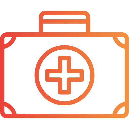 First aid kit itim2101 Gradient icon