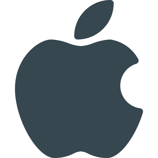 Apple Pixel Perfect Flat icon