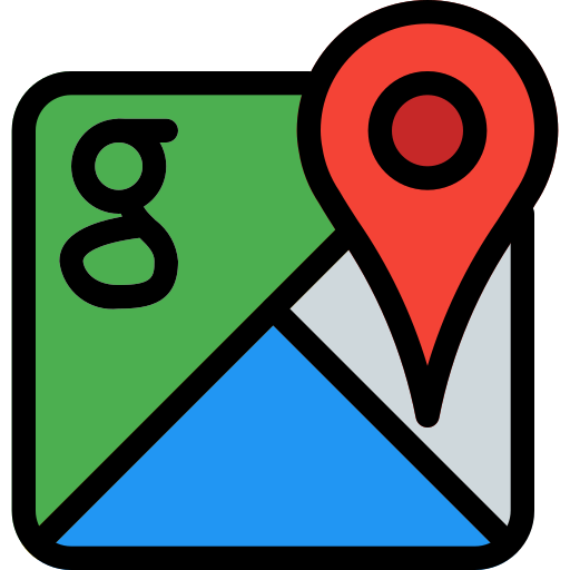 mapas de google Pixel Perfect Lineal Color icono